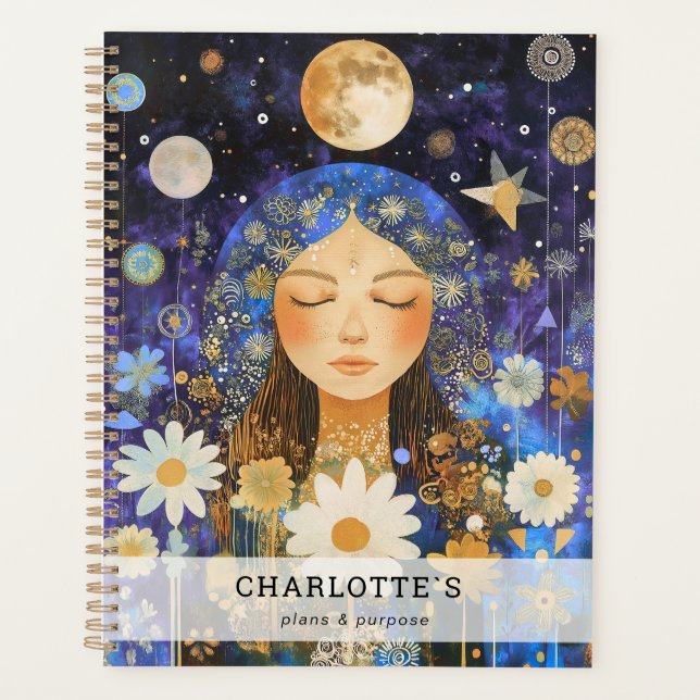 Fille Cosmique Boho Lune (Devant)