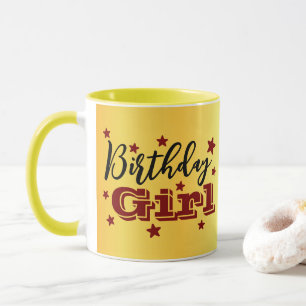 Fille d'anniversaire Combo Mug pour des célébratio