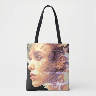 Fille dans les tourbillons de fumée - Sac fourre-t