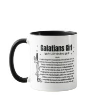 Fille de Galates Tasse Café Deux Tons 330ml