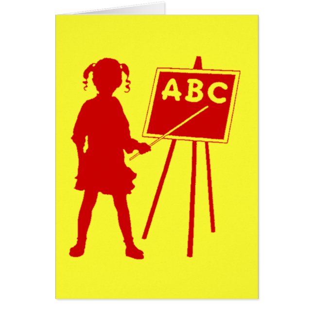 Fille de l'école vintage (Devant)