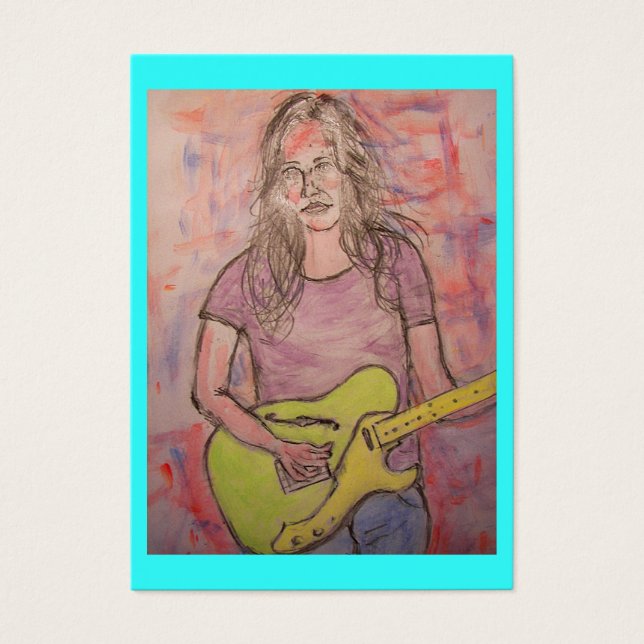 Fille de musique en direct (Devant)