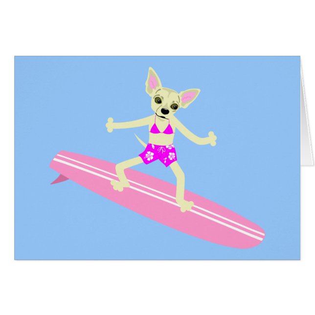 Fille de surfer de Longboard de chiwawa (Devant horizontal)
