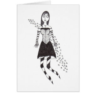 fille déplaisante de coeur