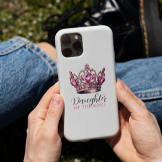 Fille du coque iphone de la Couronne de l'aquarell