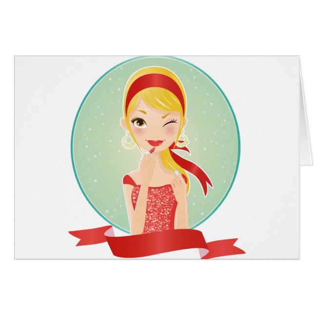 Fille en rouge (Devant horizontal)