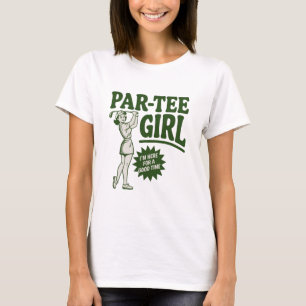 Fille golfeuse drôle Par T-shirt fille pour les am