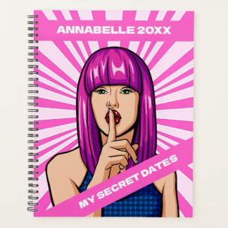 Fille Pop-Art Rose Personnalisée