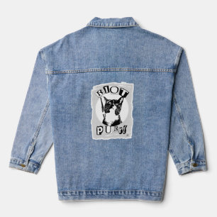 Fille Riot Purrul Ambiance Punk Drôle Design Chat