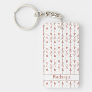 Fille Rose Gold Foil Style Tribal Flèches Photo