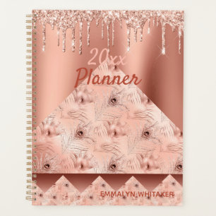 Fille Rose Parties scintillant or Planificateur de