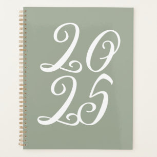 Fille sage vert personnalisé mignon script année