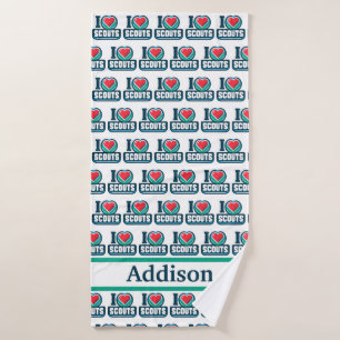 Fille Scouting I Heart Scouts Serviette