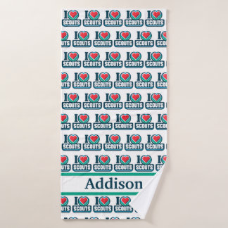 Fille Scouting I Heart Scouts Serviette