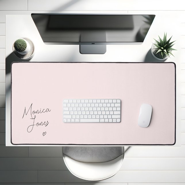 Fille Signature Script mignon Monogramme rose (Créateur téléchargé)