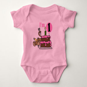 Fille Singe Je suis un Tshirts d'anniversaire