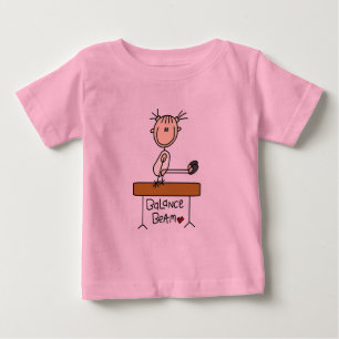 Fille sur des T-shirts et des cadeaux de faisceau