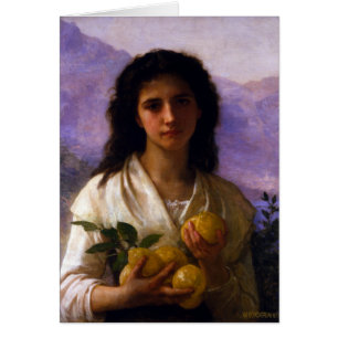Fille tenant des citrons William-Adolphe Bouguerea