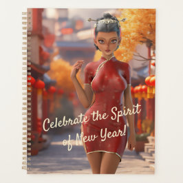 Fille Toon Exotique Fête le Nouvel An Chinois