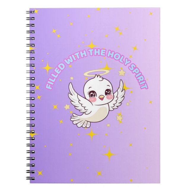Filled with the holy spirit edition girls notizblock (Vorderseite)