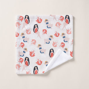 Filles aux fleurs tropicales