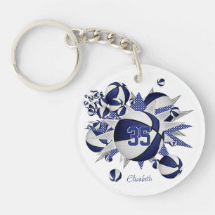 filles bleu basket étoiles