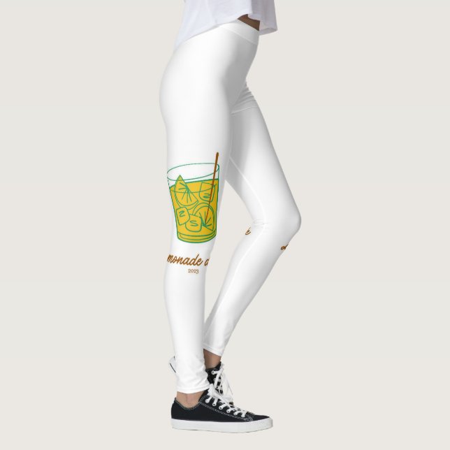 filles boisson d'été conception leggings (Droite)
