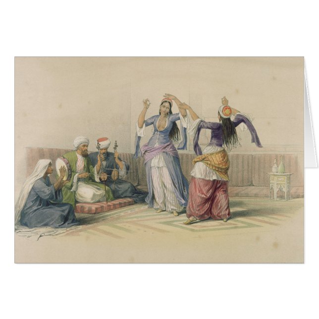Filles de danse au Caire, de 'Egypte et Nubia (Devant horizontal)