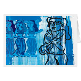 Filles de danse polynésienne hawaïennes