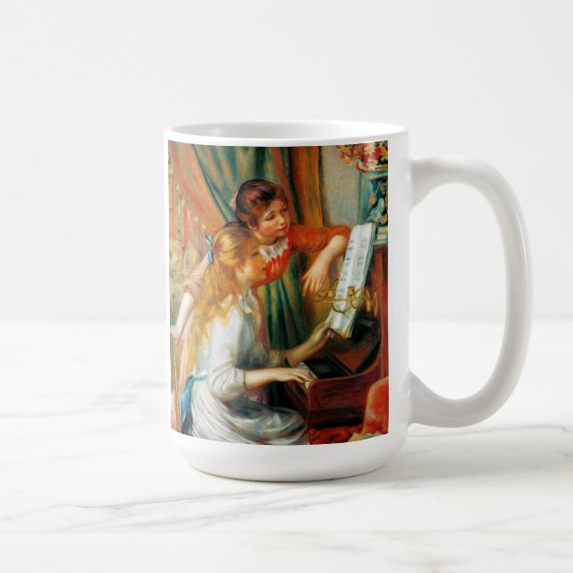 Filles de Renoir à la tasse de piano (Droite)