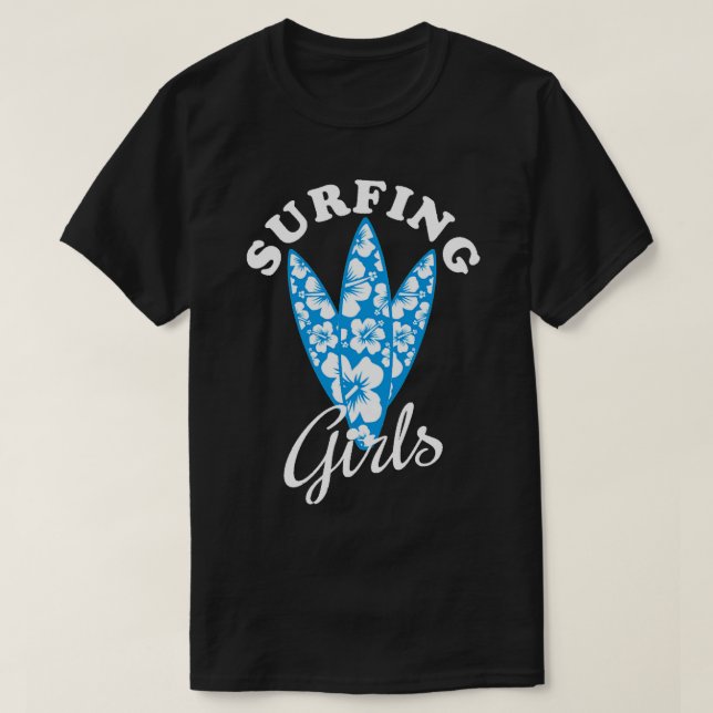 Filles de surf TShirt 2 (Design devant)