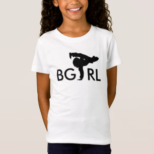 Filles de T-shirt de pose de BGIRL
