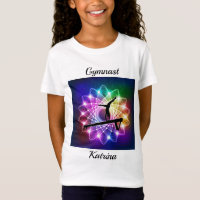 Filles Gymnastique Balance Pouce T-shirt personnal
