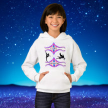 Filles Gymnastique "I Love Gymnastique" Sweat - sh