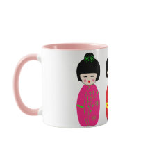 Filles japonaises de la tasse 3