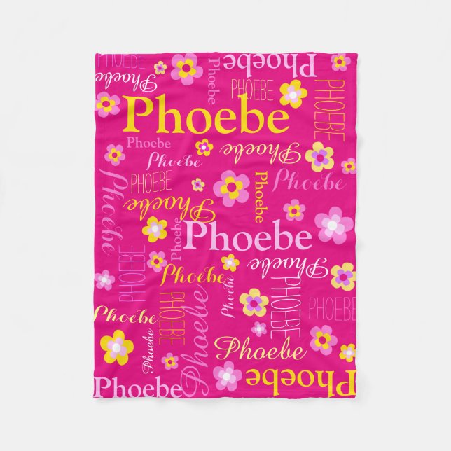 Filles jaune rose nom florale couverture graphique (Devant)