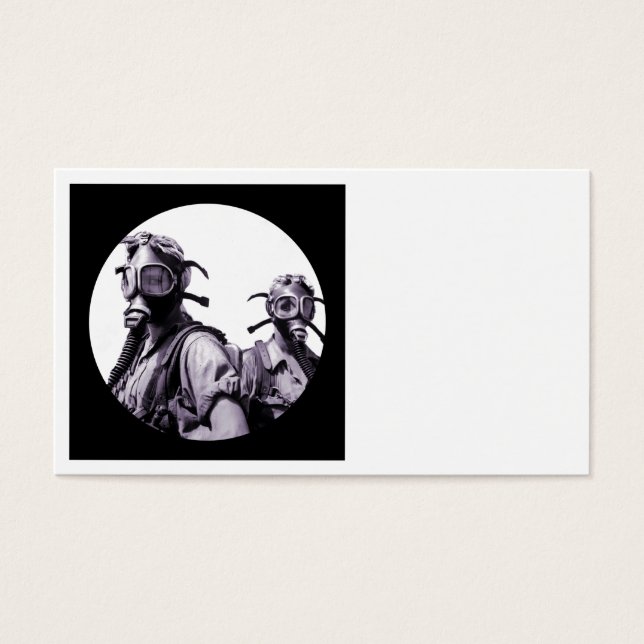 Filles masques à gaz en violet (Devant)