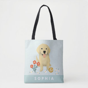 Filles mignonne Chien Chien Floral Enfants Sac fou