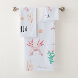 Filles mignonnes et moderne Motif Axolotl rose enf