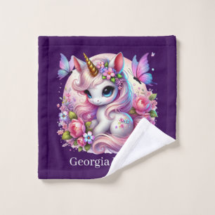 Filles mignonnes fantaisie licorne ajouter nom 