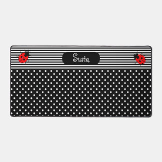 Filles mignonnes Lady Bugs Desk Mats & Pads