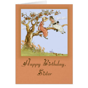 Filles modifiées de Kate Greenaway dans le pommier