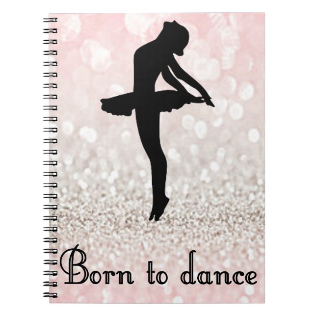 Filles nées à la danse Carnet photo Spiral étincel (Devant)