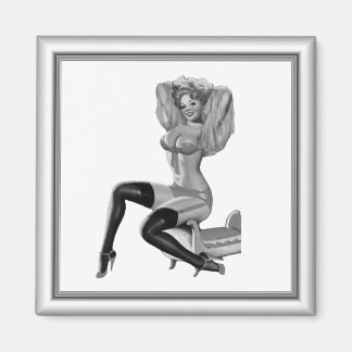 Filles pin up Magnet Vintage (6) 2