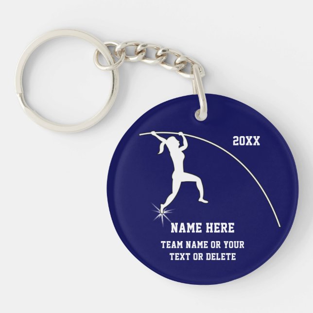 Filles Pole Vault personnalisées Cadeaux, Vos Coul (Devant)