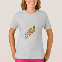 Filles T-shirt frêne USA BONBONS CHOCOLAT