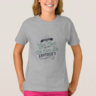 Filles Vêtements Nous Devons Être Filles T-shirt E