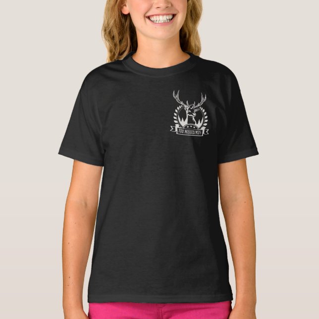 Filles Vêtements Vous M'Avez Manqué Filles T-shirt (Devant)