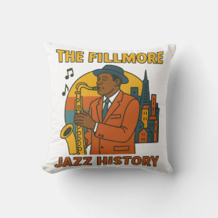 Fillmore Jazz Histoire Jouer Oreiller