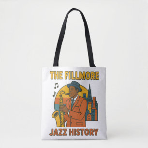 Fillmore Jazz.Tote Bag Tasche